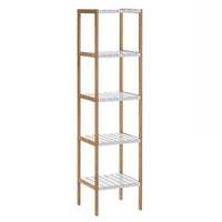 Estantería laminada bambú de 140 cm