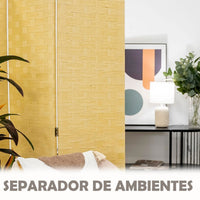 Biombo laminado beige