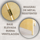 Biombo laminado beige