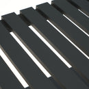 Zapatero de 2 baldas de bambú gris