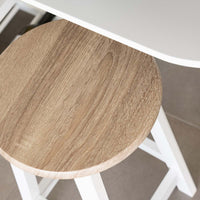 Taburete de cocina de madera de 54 cm