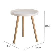 Mesita auxiliar blanca