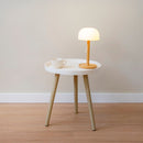 Mesita auxiliar blanca