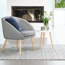 Mesita auxiliar blanca