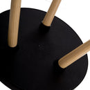 Mesa auxiliar con bandeja negra