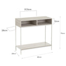 Consola Urban blanca de 80 cm