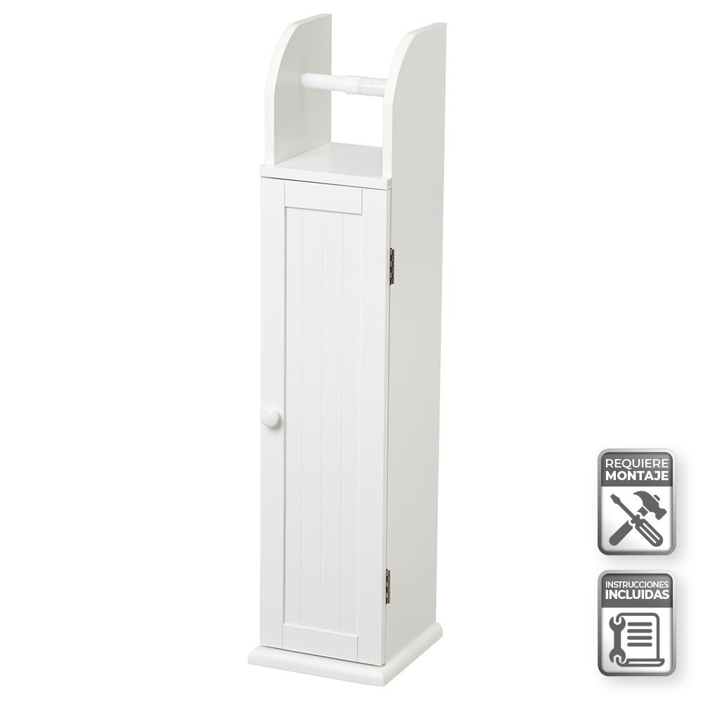 Portarrollos laminado blanco