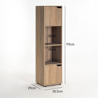 Estantería de 30x119 cm