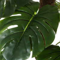 Planta artificial monstera verde en maceta plástico 130 cm