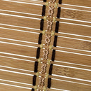 Estor enrollable beige de láminas de bambú de 160x180 cm