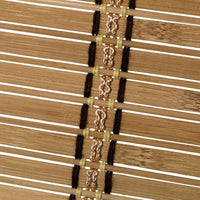 Estor enrollable beige de láminas de bambú de 160x180 cm