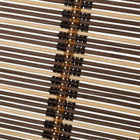 Estor enrollable marrón de varillas de bambú de 90x180 cm
