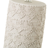 Lámpara de mesita de noche cemento 33 cm