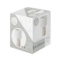 Lámpara de mesita de noche cemento 33 cm