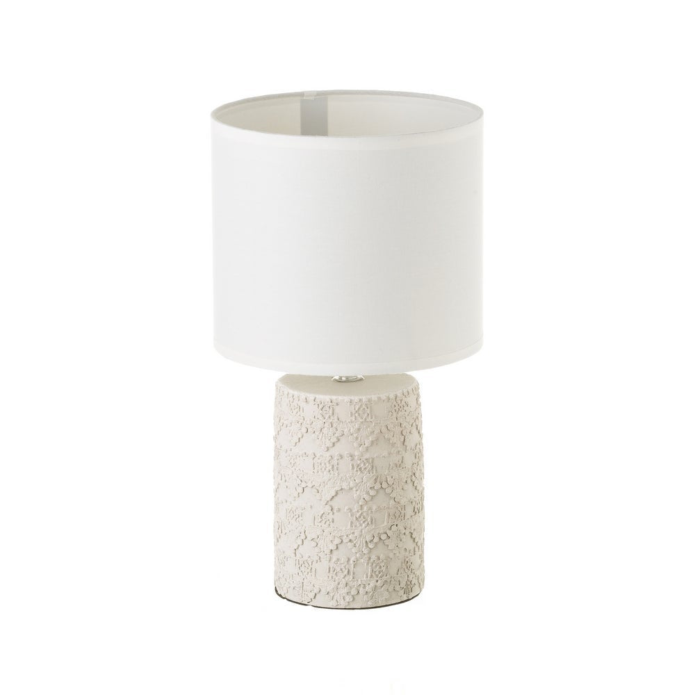Lámpara de mesita de noche cemento 33 cm