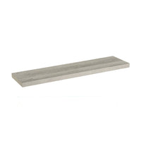 Estante de pared flotante gris de 100 cm