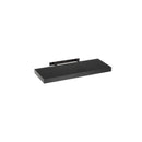 Estante de pared flotante negro de 60 cm