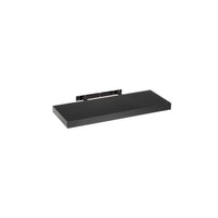 Estante de pared flotante negro de 60 cm