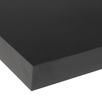 Estante de pared flotante negro de 100 cm