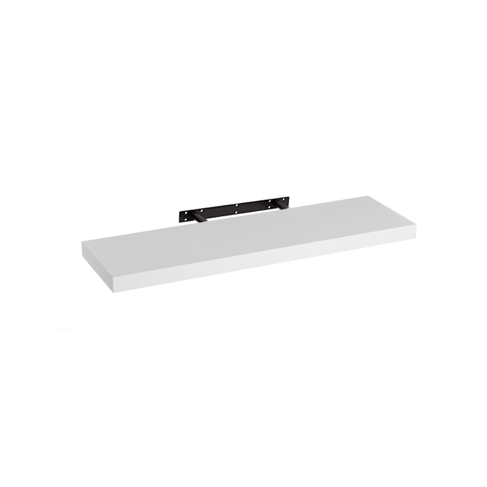 Estante de pared flotante blanco de 80 cm