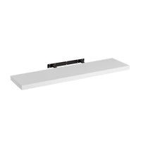 Estante de pared flotante blanco de 100 cm