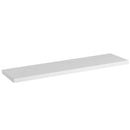 Estante de pared flotante blanco de 120 cm