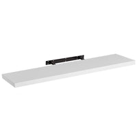 Estante de pared flotante blanco de 120 cm
