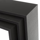 Set de 3 estantes de pared cubo negros