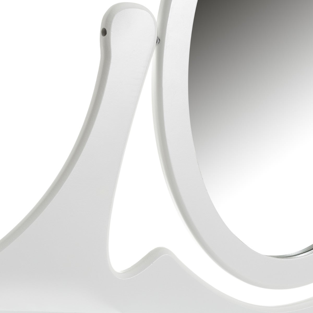 Tocador de madera de paulonia blanco