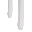 Banqueta de madera blanca