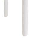 Banqueta para tocador blanca