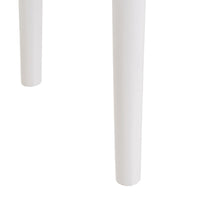 Banqueta para tocador blanca