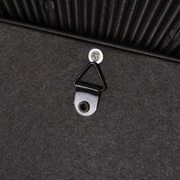 Set de 3 espejos cuadrados dorados de polipropileno