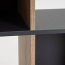 Estantería Cubo laminado gris y natural