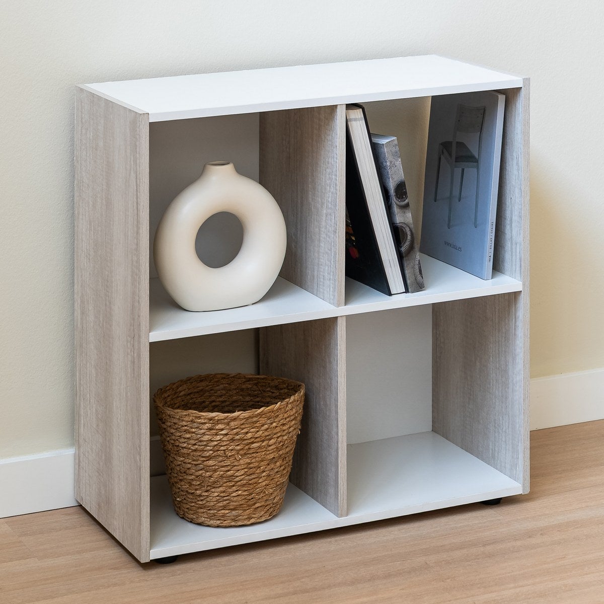 Estantería cubo blanca de 60x62 cm