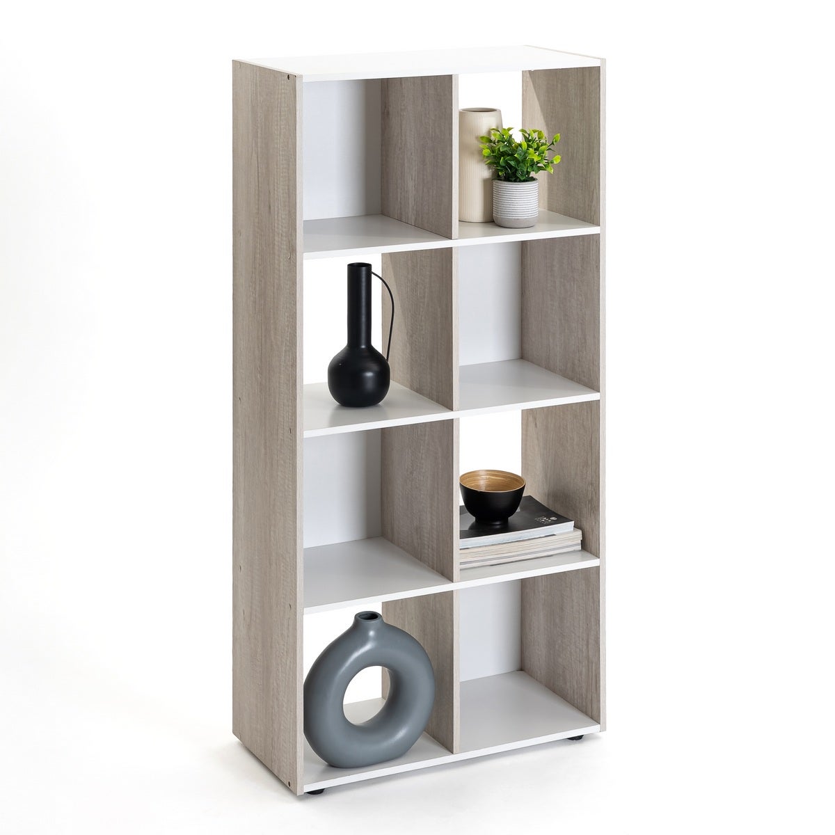 Estantería cubo blanca de 60x120 cm