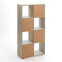 Estantería cubo blanca de 60x120 cm