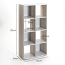 Estantería cubo blanca de 60x120 cm