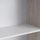 Librería de 3 estantes blanca de 60x147cm