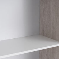 Librería de 3 estantes blanca de 60x147cm