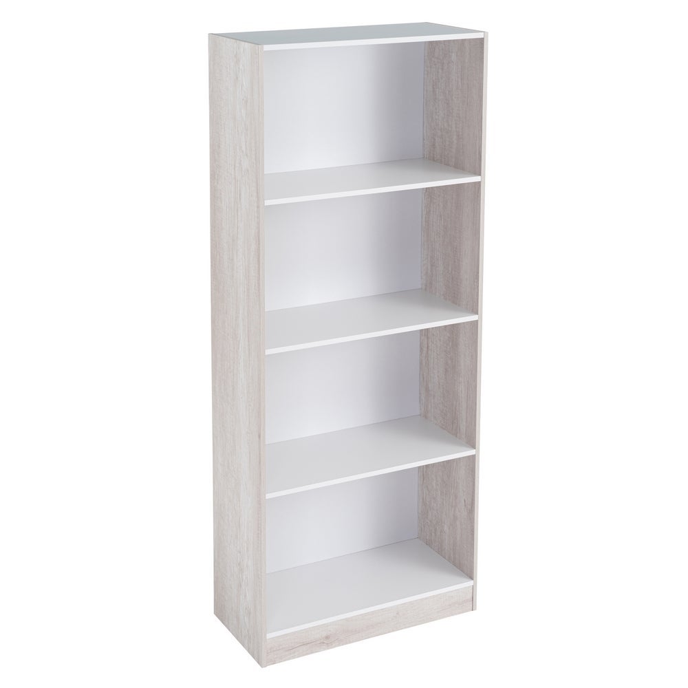 Librería de 3 estantes blanca de 60x147cm