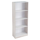 Librería de 3 estantes blanca de 60x147cm