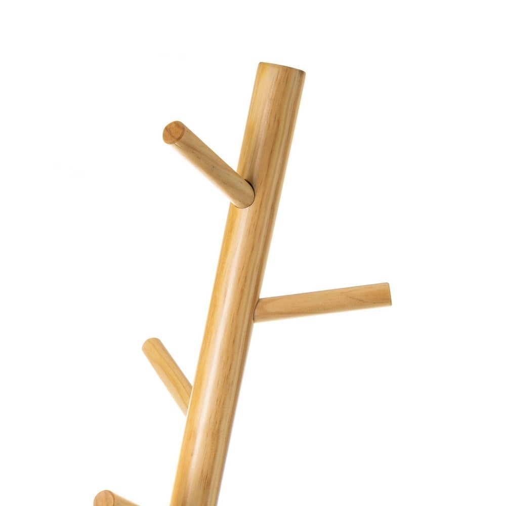 Perchero árbol natural de tablero laminado de Ø 40x182 cm