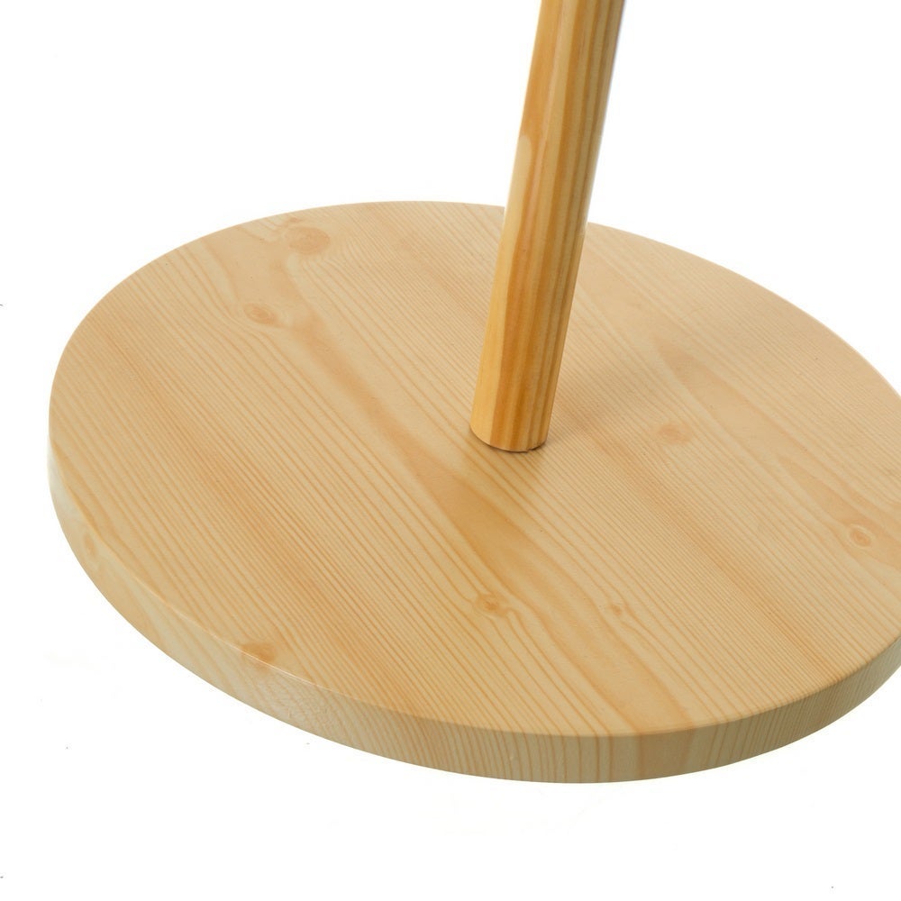 Perchero de pie de madera de 182cm