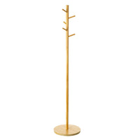 Perchero árbol natural de tablero laminado de Ø 40x182 cm