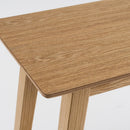 Consola Mesa nórdica Natural de Madera MDF, de 100x30x72 cm -