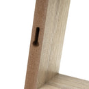 Set de 3 estantes de pared cubo roble