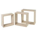 Set de 3 estantes modulares de 30 cm