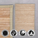 Alfombra de bambú natural de 140x 200 cm