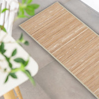 Alfombra de bambú natural de 60x200 cm